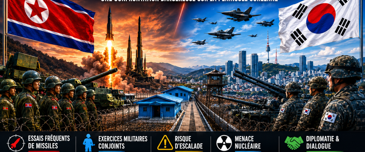 La Corée du Nord et la Corée du Sud restent engagées dans l’une des confrontations les plus dangereuses au monde