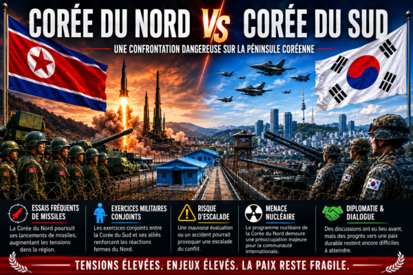 La Corée du Nord et la Corée du Sud restent engagées dans l’une des confrontations les plus dangereuses au monde