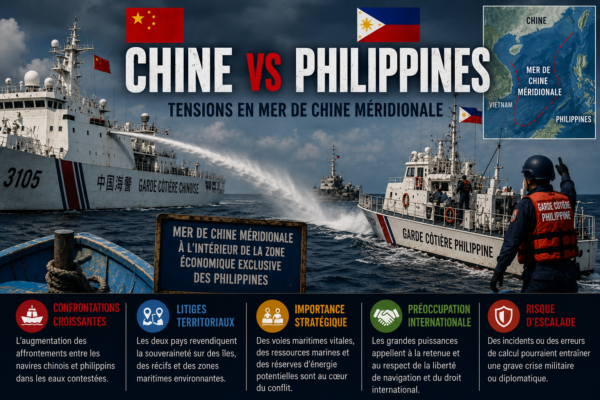 Le différend entre la Chine et les Philippines alimente les tensions en mer de Chine méridionale