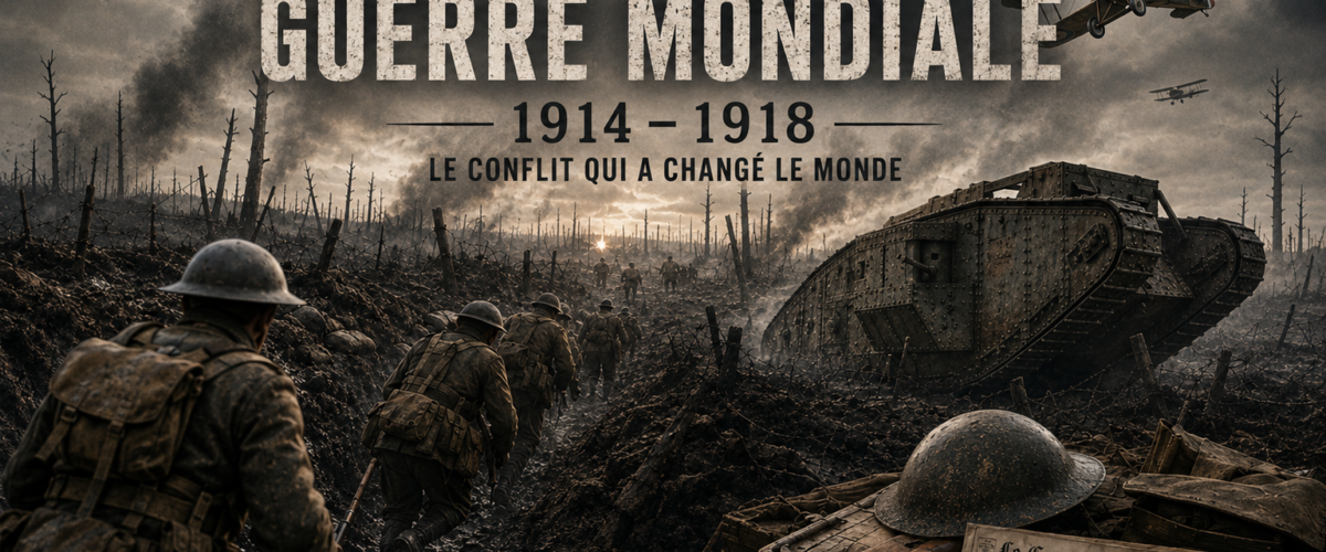 La Première Guerre mondiale : le conflit de quatre ans qui a changé le cours de l’Histoire