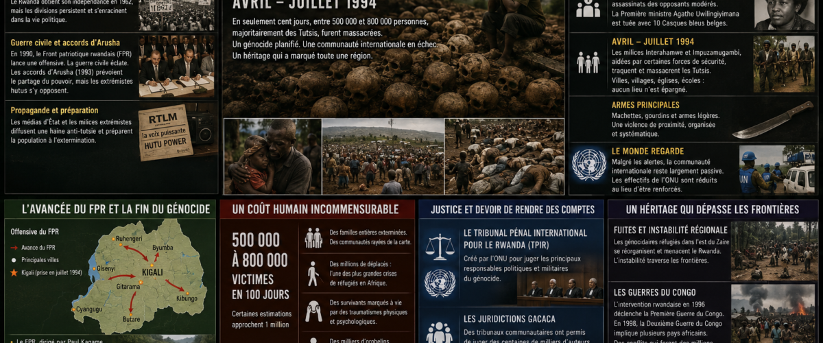 Rwanda 1994 : les cent jours qui ont bouleversé le monde
