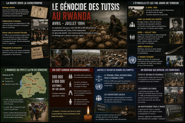 Rwanda 1994 : les cent jours qui ont bouleversé le monde